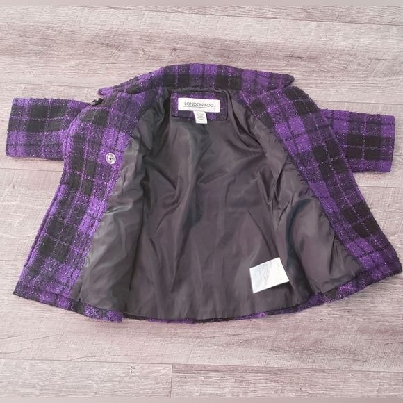 London Fog 12mths Pea Coat - Picture 7 of 8